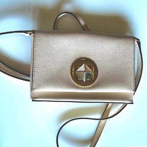 Kate Spade Cream Leather Small Crossbody Bag